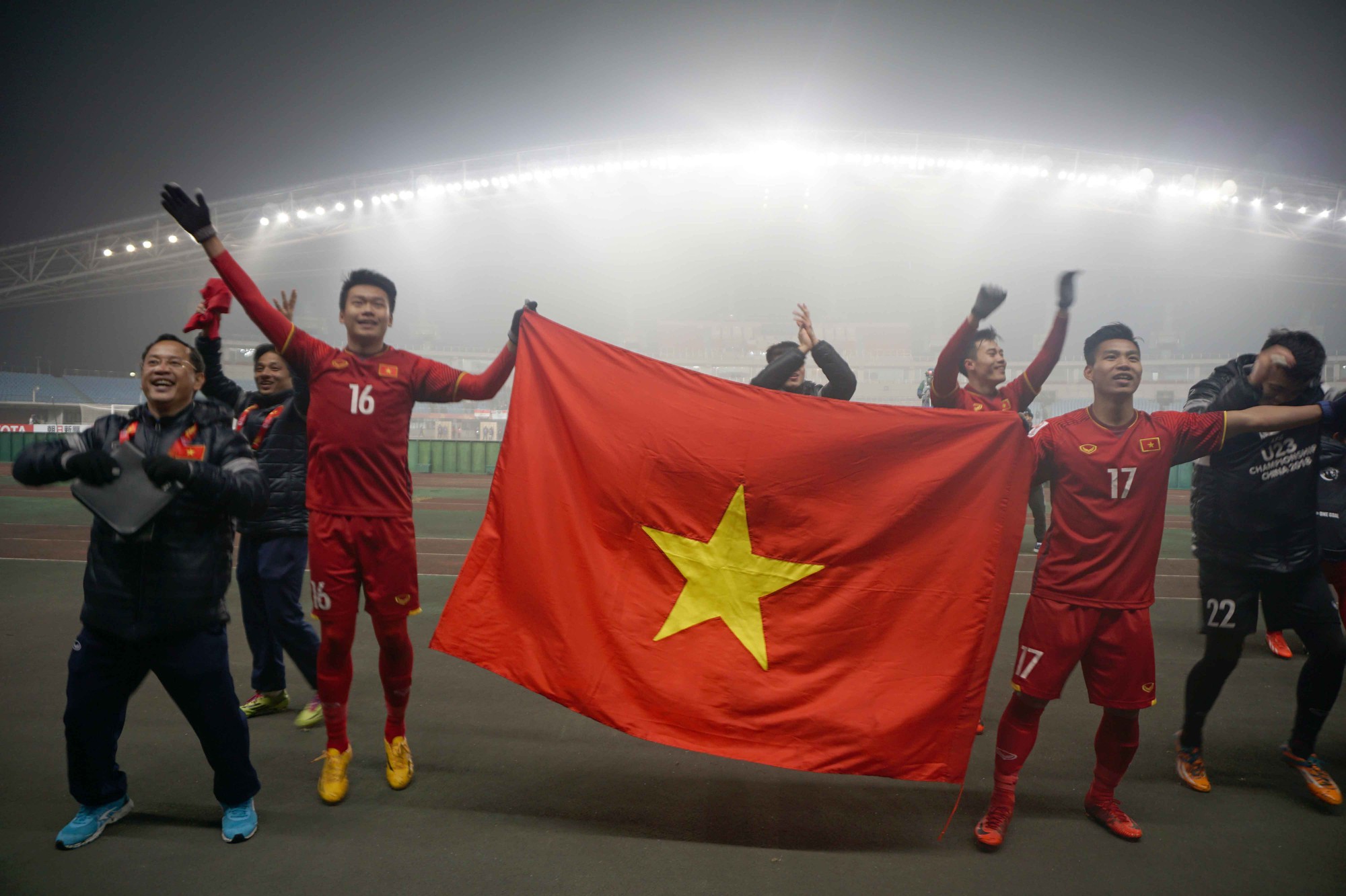 Hình ảnh: U23 Việt Nam đã có sự tiến bộ vượt bậc về thể lực ở giải lần này. 