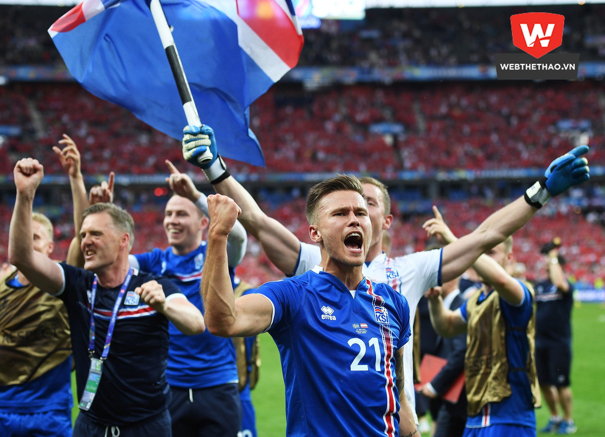ĐT Iceland đang viết tiếp câu chuyện cổ tích tại EURO 2016. 