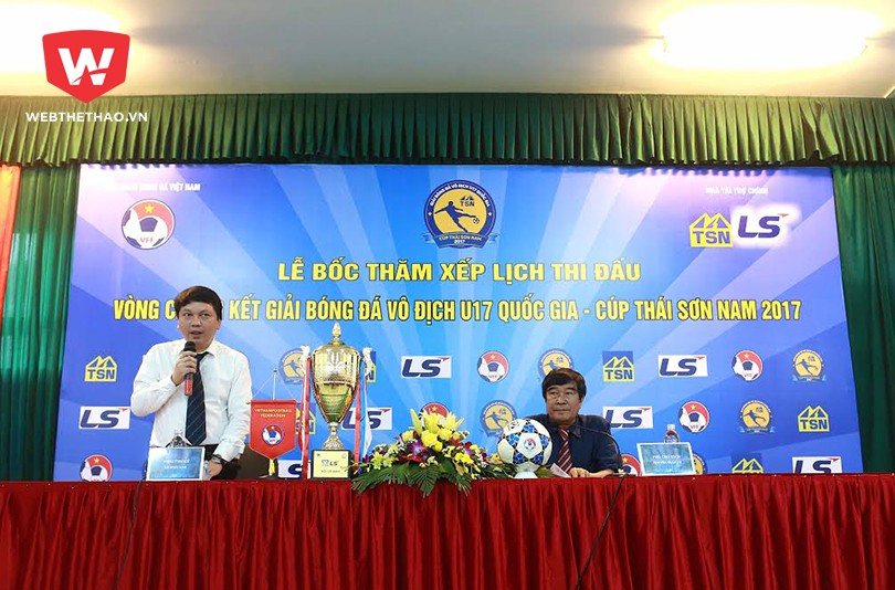 Ông Lê Hoài Anh tin tưởng vào sự thành công của VCK U17 Quốc gia 2017. Ảnh: Hải Đăng.