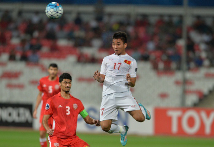 Trần Thành (số 17) là một trong số ít những cầu thủ được ra sân thường xuyên ở cấp độ CLB.