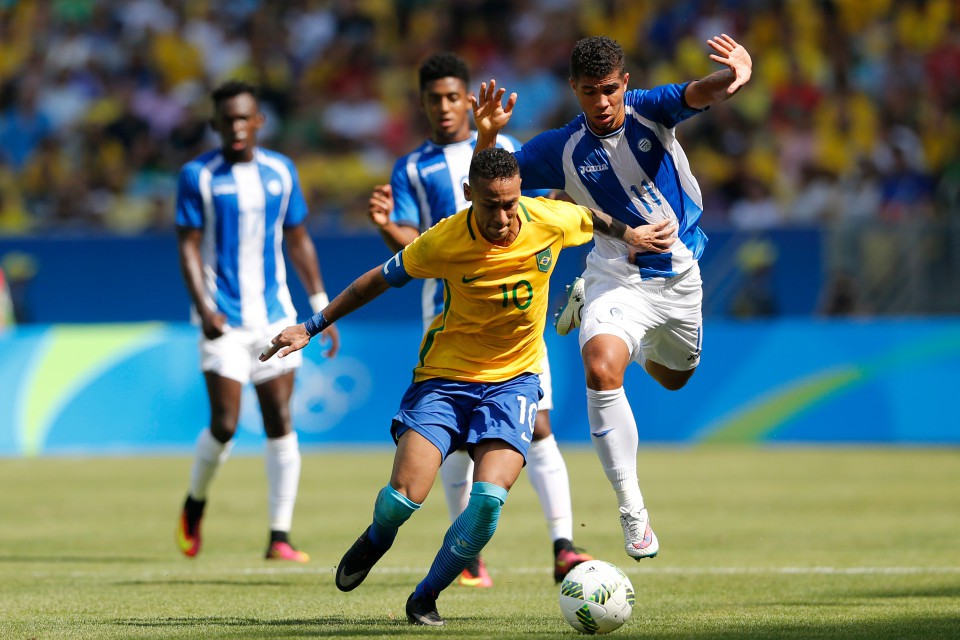 Neymar là ngôi sao sáng nhất của Brazil trong trận đấu với Honduras.