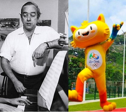 Linh vật Rio 2016 được đặt theo tên của nhạc sĩ Vinicius des Moraes.