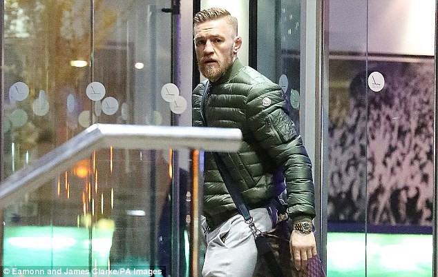 McGregor, ngôi sao người Ireland UFC, được nhìn thấy ở Manchester vào đầu năm nay