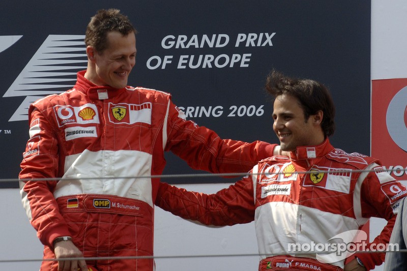 Đối với Massa thì Schumacher như một người thầy dày dặn kinh nghiệm thi đấu