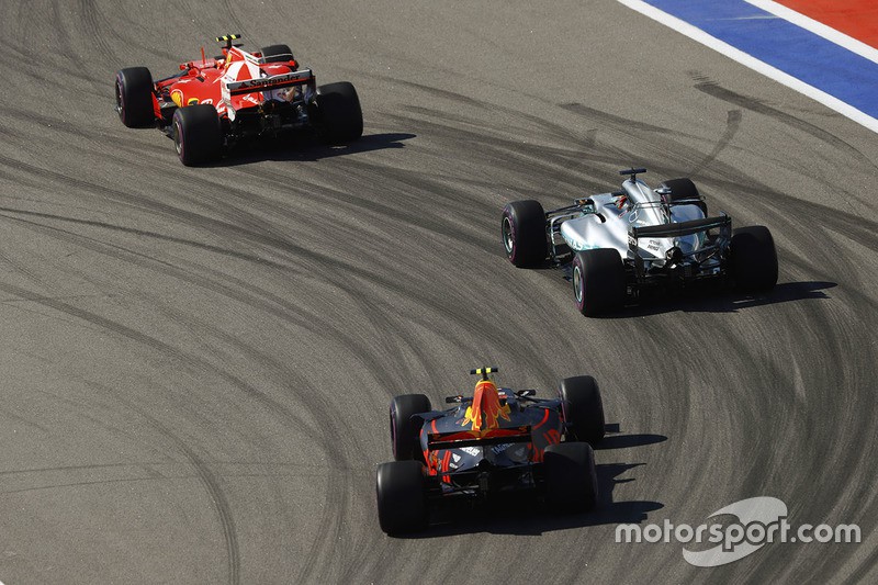 Kimi Raikkonen (Ferrari) - Lewis Hamilton (Mercedes) - Max Verstappen (Redbull)