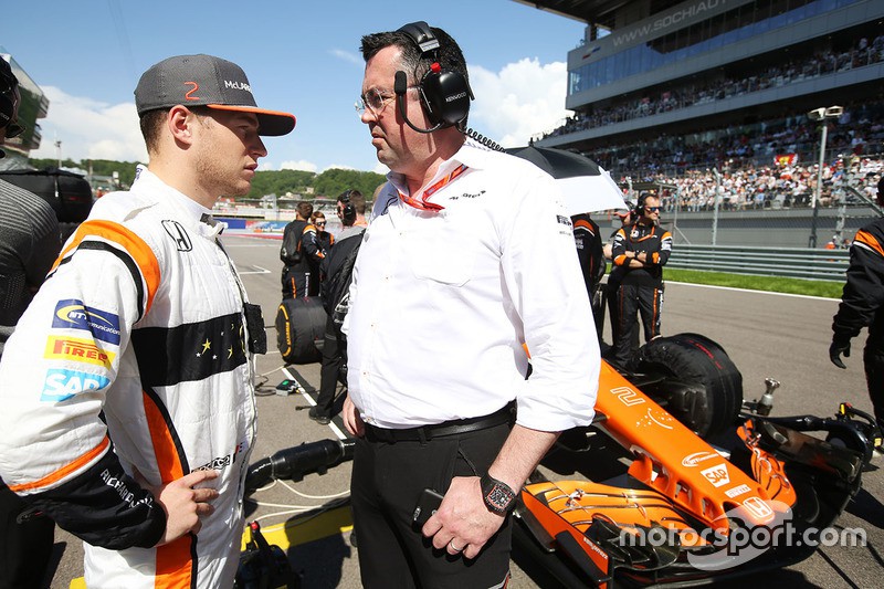 Vandoorne và Eric Boullier - Giám đốc đội đua McLaren
