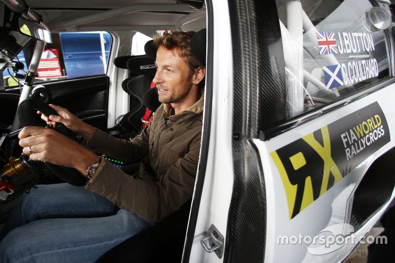 Jenson Button tại giải Rally Cross