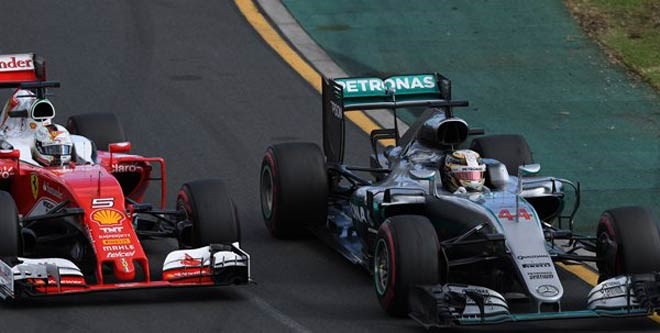Hình ảnh: Tại Bahrain GP - Cuộc đua chỉ là cuộc đọ sức giữa Ferrari và Mercedes?
