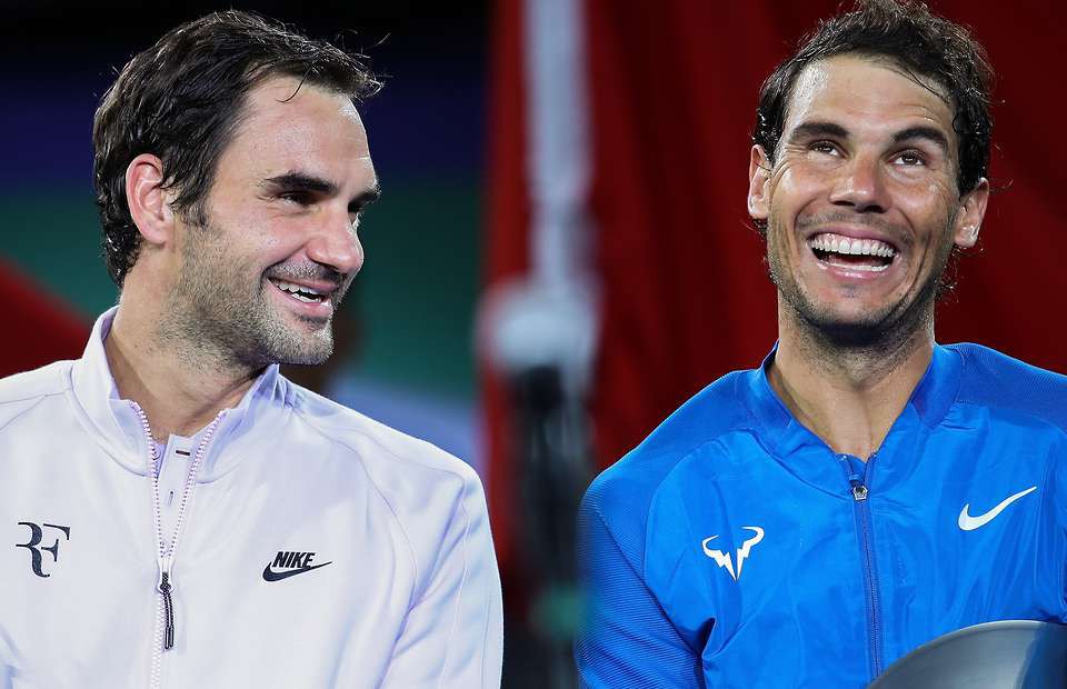 Hình ảnh: Federer thừa nhận Nadal là số 1 trên mặt sân đất nện