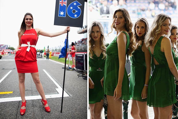 Hình ảnh: Nhiều đường đua vui khi biết các Grid Girl vẫn được sử dựng ở các đường đua