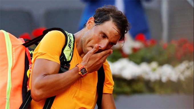 Hình ảnh: Nadal mất vị trí số 1 thế giới khi thua Thiem ở tứ kết Madrid Open
