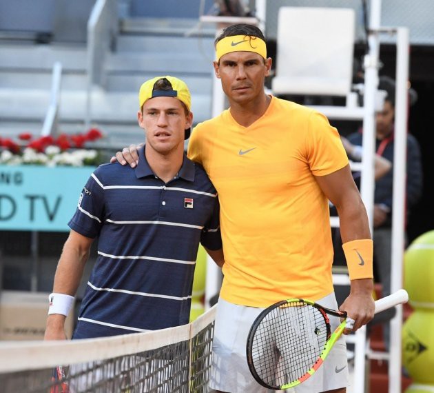 Hình ảnh: Diego Schwartzman không thể tạo bất ngờ khi đối đầu với Nadal đang có phong độ ổn định