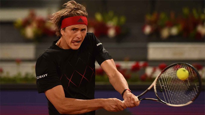 Hình ảnh: Alexander Zverev đã thắng Leonardo Mayer để vào tứ kết