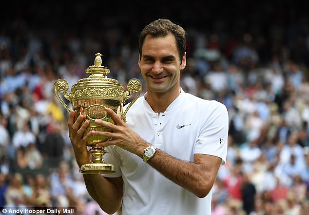 Federer lần thứ 8 đăng quang tại Wimbledon