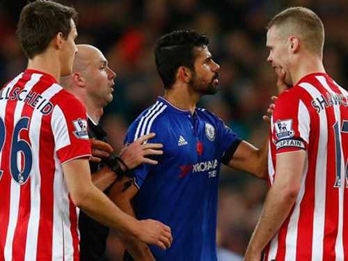 Ryan Shawcross vs Diego Costa