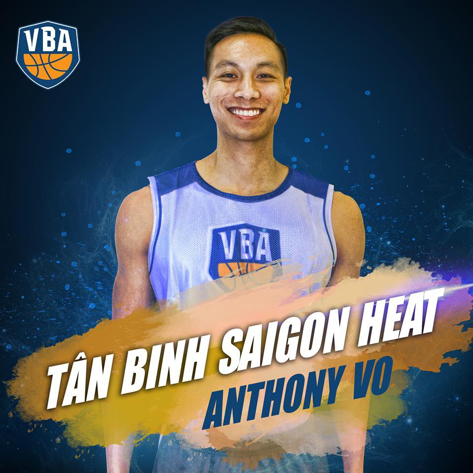 Anthony Vo chính thức là người của Saigon Heat. Ảnh: VBA.