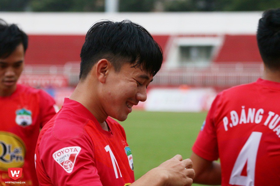 So với những đồng nghiệp khác, may mắn đã mỉm cười với Minh Vương sau những nỗ lực của chàng trai 22 tuổi. Ảnh: Quang Thịnh.