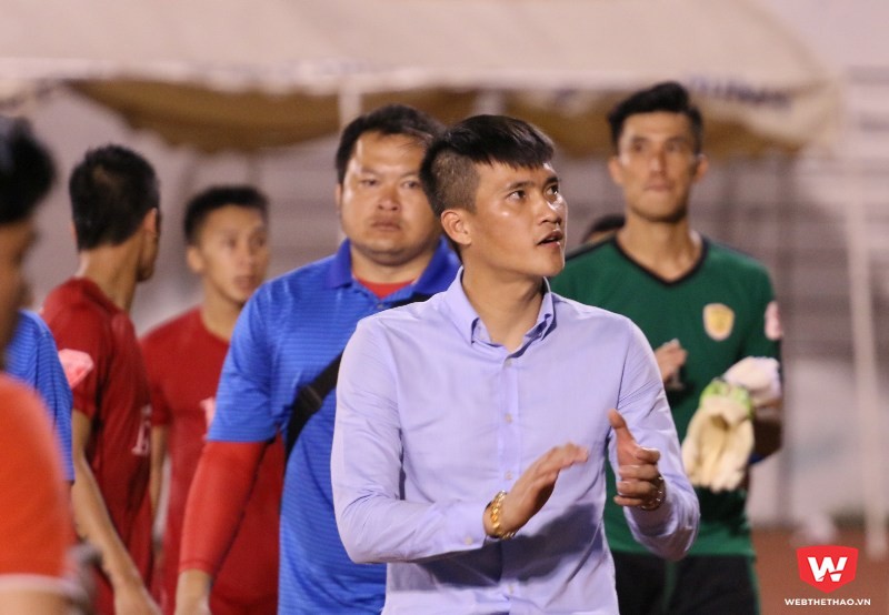 Công Vinh sẽ trở về Vinh cùng những cầu thủ xứ Nghệ trong đội hình CLB Tp.HCM. Ảnh: Quang Thịnh.