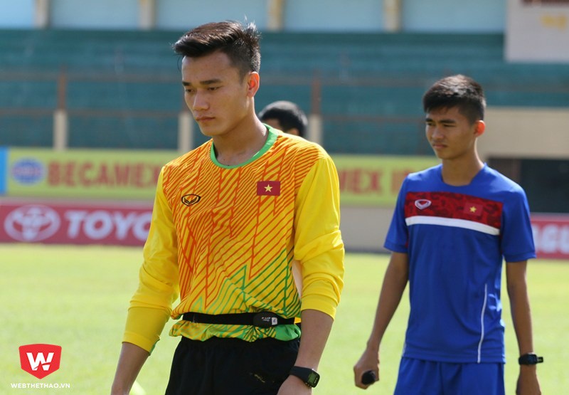 Các cầu thủ U20 Việt Nam phải nỗ lực rất nhiều nếu muốn có tên trong 21 người chính thức đi Hàn Quốc dự World Cup U20. Ảnh: Quang Thịnh.