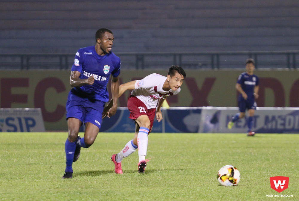 Bình Dương tiến sâu tại Cúp Quốc gia 2017 sau khi đả bại Sài Gòn FC với tỷ số chung cuộc là 5-3. Ảnh: Quang Thịnh.