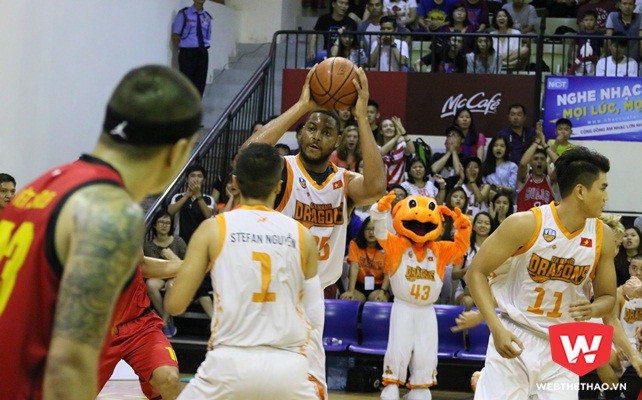 Danang Dragons ''lột xác'' hoàn toàn trong vòng đấu play-off. Ảnh: Quang Thịnh.