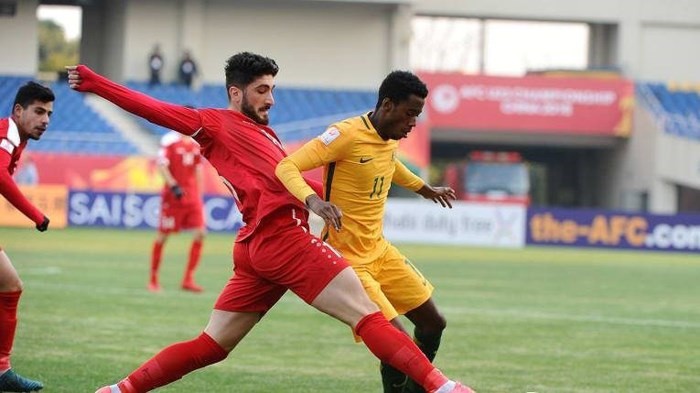 Bruce Kamau tại VCK U23 châu Á 2018. Ảnh: AFC.