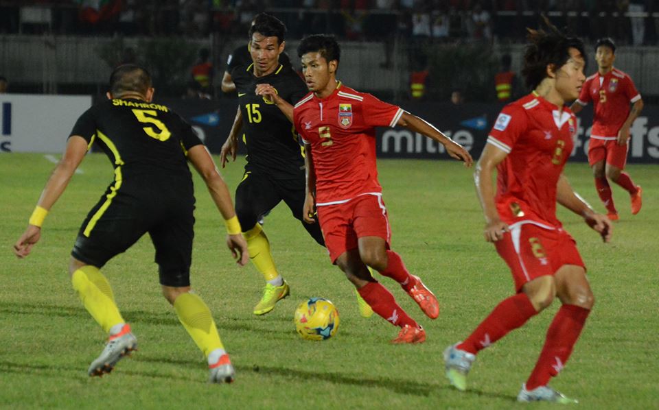 Myanmar giành quyền lọt vào bán kết AFF Cup 2016 với tư cách đội nhì bảng B. Ảnh: MFF