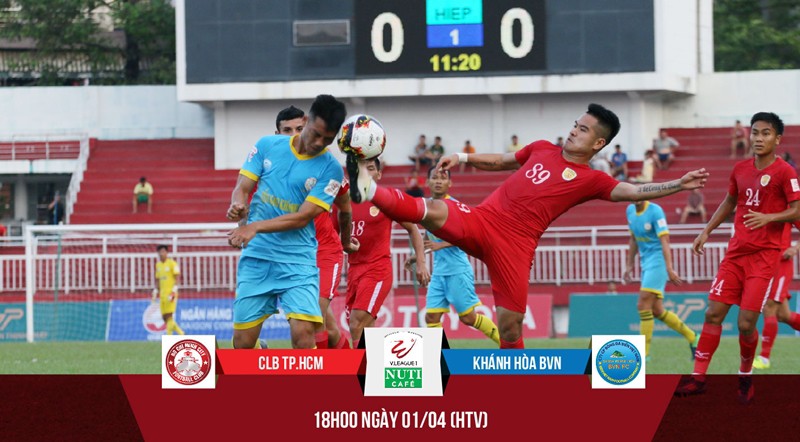 Khánh Hòa BVN từng thắng 4-1 ngay trên sân Thống Nhất ở mùa giải 2017. Ảnh: Quang Thịnh.