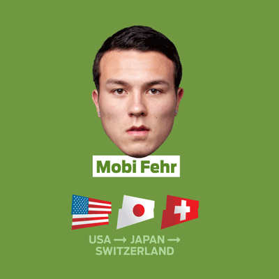 Mobi sinh tại Mỹ, cha là người Thụy Sỹ, mẹ là người Nhật. Ảnh: Internet.