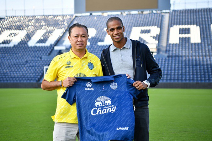Chủ tịch Newin đã chấm một cầu thủ U23 Việt Nam và mang về Buriram United một cựu tiền đạo U20 Brazil Edgar Bruno da Silva. Ảnh: BU.