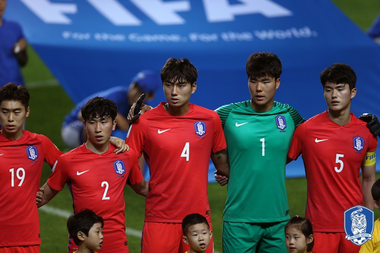 U22 Hàn Quốc có đến hơn nửa đội hình là các cầu thủ dự U20 World Cup 2017. Ảnh: KFA.