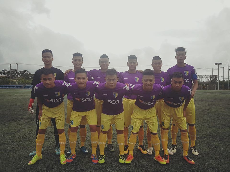 Đội trẻ Hà Nội giành quyền thăng hạng Nhất mùa giải 2018. Ảnh Contras Hà Nội