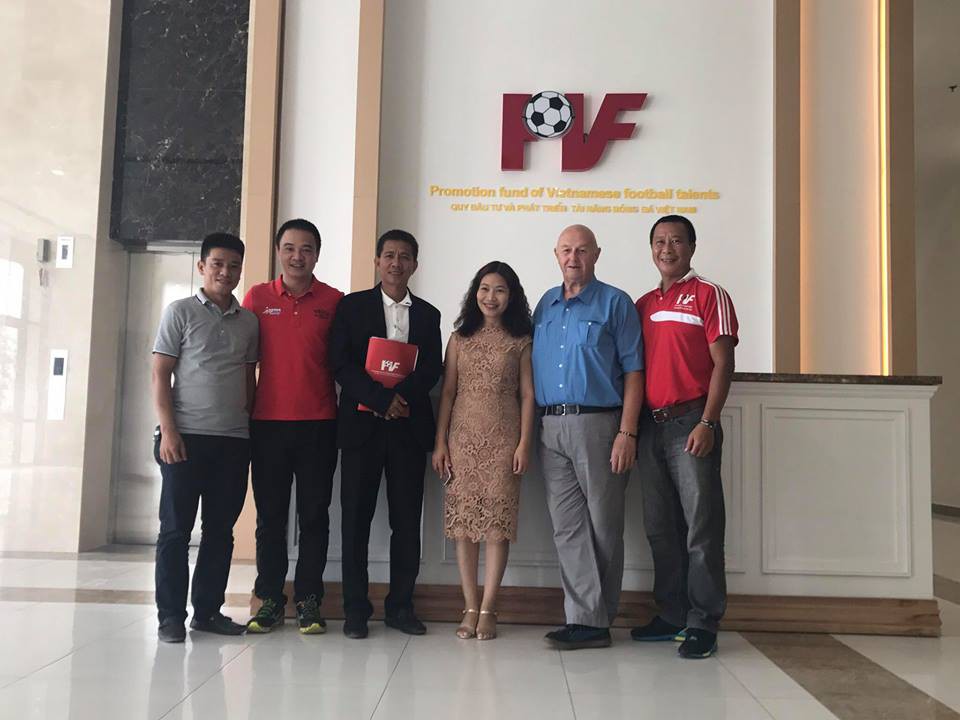 Ông Jeff Wu đến thăm và đưa ra lời đến Trung tâm PVF tham dự Gothia Cup Trung Quốc 2018