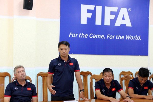 Mục tiêu của U15 Việt Nam sẽ là giành vé vào chơi vòng bán kết giải đấu lớn nhất khu vực. Ảnh VFF