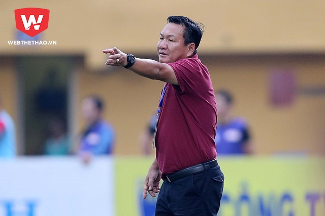 Dưới bàn tay nhào nặn của cựu HLV trưởng của ĐTVN Hoàng Văn Phúc, Quảng Nam đang cho thấy là đối thủ đáng ngại ở mùa giải 2017. Ảnh Hải Đăng