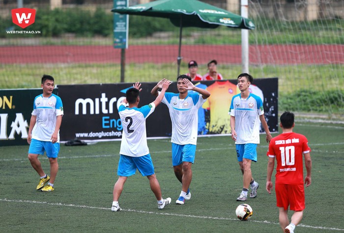 Cùng với Gia Việt, Nguyễn Trãi tiếp tục có chiến thắng thứ 2 liên tiếp sau 2 vòng đấu. Ảnh Hải Đăng
