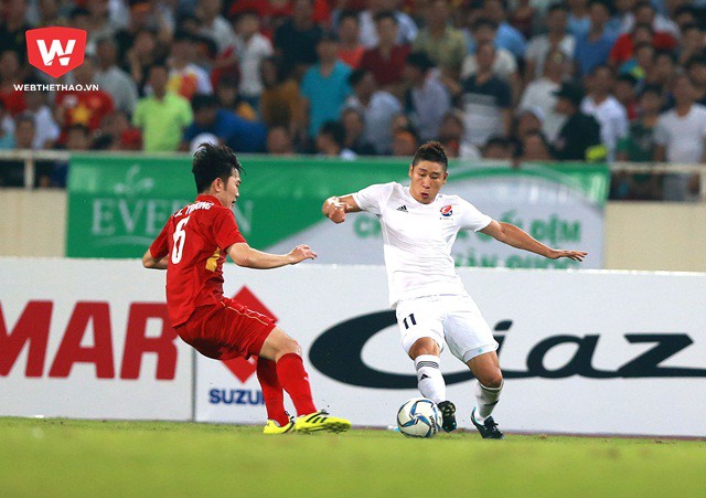 Các ngôi sao K.League vẫn chưa thể hiện hết năng lực trước U22 Việt Nam. Ảnh Hải Đăng