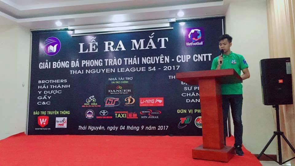 Sáng ngày 4/9 diễn ra buổi lễ ra mắt, bốc thăm lịch thi đấu Thái Nguyên League 2017 - Cúp CNTT lần thứ 4