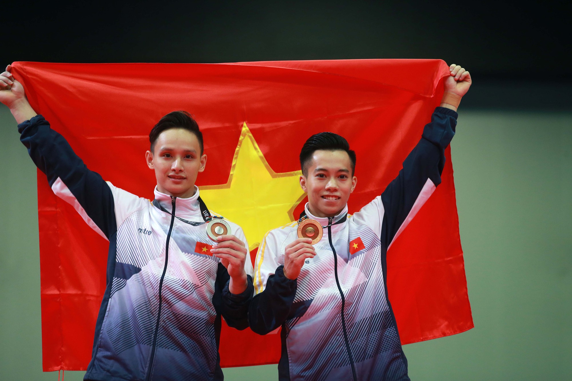 Thành tích ấn tượng của TDDC Việt Nam ở SEA Games 29 có dấu ấn không nhỏ của HLV Trương Tuấn Hiền. Ảnh Hải Đăng