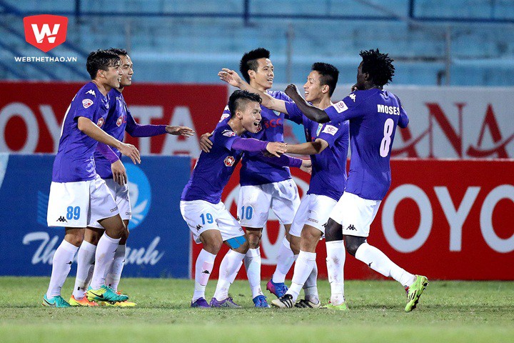 Hà Nội FC đối diện với nhiều khó khăn khi mất hàng loạt trụ cột quan trọng ở lượt đấu cuối tại AFC Cup. Ảnh Hải Đăng