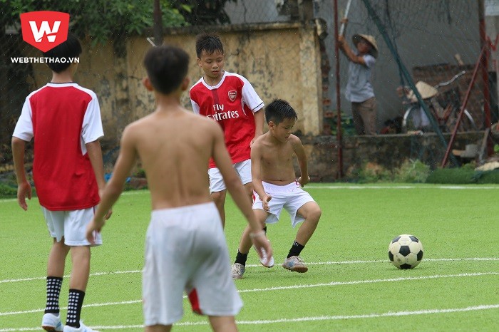 Theo lý giải của HLV Phạm Văn Hùng là bởi các cầu thủ Phú Đô rất đam mê bóng đá và toàn đội cũng thể hiện quyết tâm để chuẩn bị cho giải đấu. Ảnh Tú Phạm