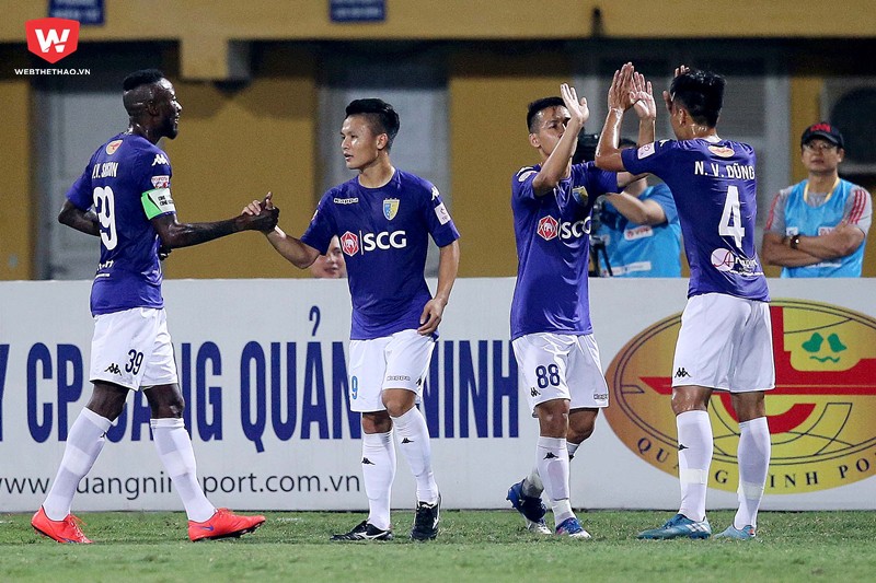 Hà Nội FC là ứng viên sáng giá nhất cho cuộc đua vô địch ở V.League 2017. Ảnh Hải Đăng