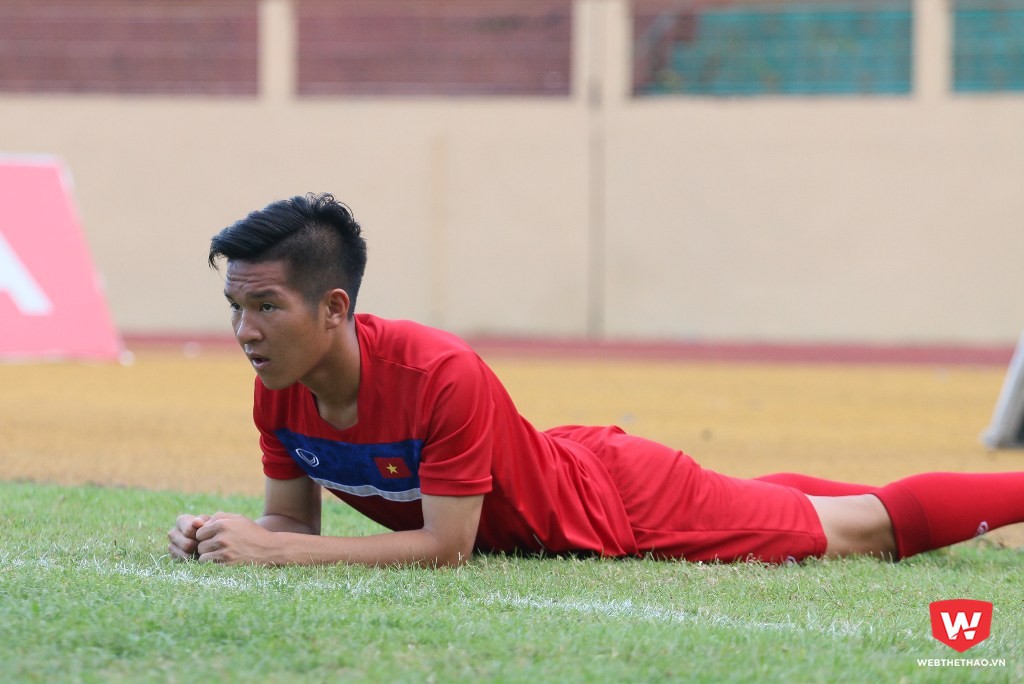 Các ngôi sao của U20 Việt Nam như Thái Quý, Văn Hậu, Sỹ Huy, Minh Dĩ và Trần Văn Kiên cũng được tăng cường cho Tô Ký ở Giải hạng Nhất Cúp Bia Saigon Special lần thứ 2. Ảnh Quang Thịnh