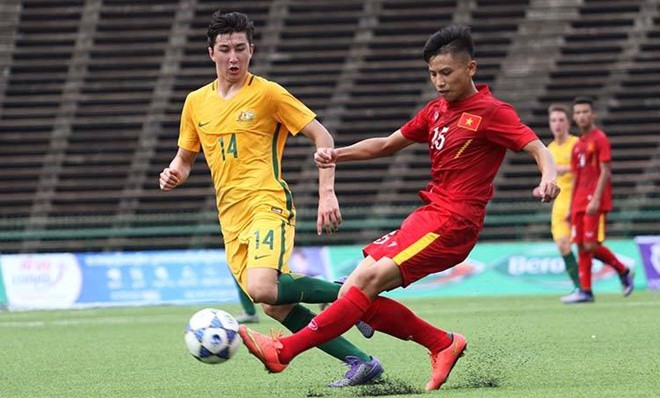 Australia từng vượt qua U15 Việt Nam ở trận chung kết giải Đông Nam Á cách đây 1 năm. Ảnh IT