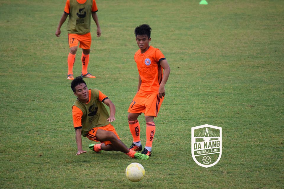 Thái Sung thể hiện ự chuyên nghiệp, nỗ lực trong tập luyện trong thời gian qua. Ảnh Đà Nẵng FC