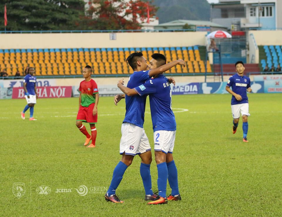 Sau niềm vui ở Cúp QG, T.Quảng Ninh sẽ phải đối mặt với nỗi lo quá tải trước lịch thi đấu dày đặc. Ảnh T.Quảng Ninh FC