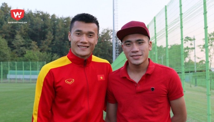 Việc cậu em trai Tiến Dụng chấn thương không thể thi đấu càng tiếp thêm sức mạnh tinh thần cho Bùi Tiến Dũng ở VCK U20 World Cup. Ảnh Quang Thịnh