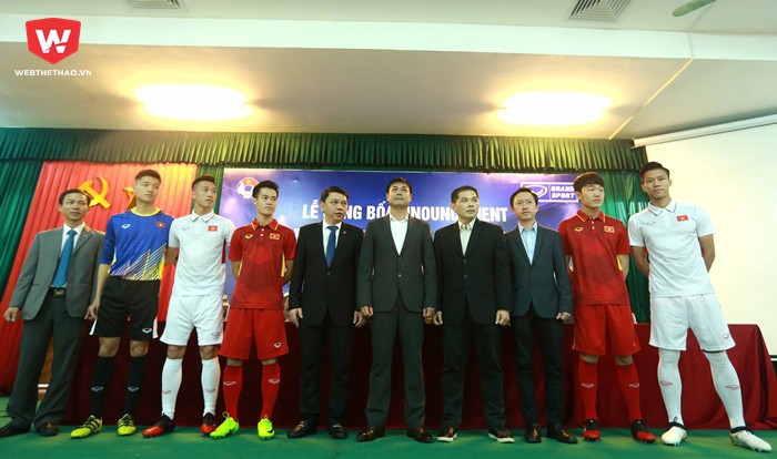 ĐTVN sẽ ra mắt trang phục thi đấu mới trong trận giao hữu với Đài Loan (Trung Quốc) vào ngày 22/3. Ảnh Hải Đăng