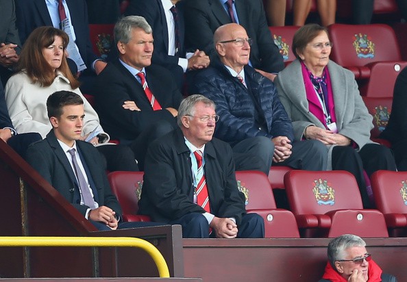Sir Bobby Charlton, Sir Alex Ferguson và David Gill