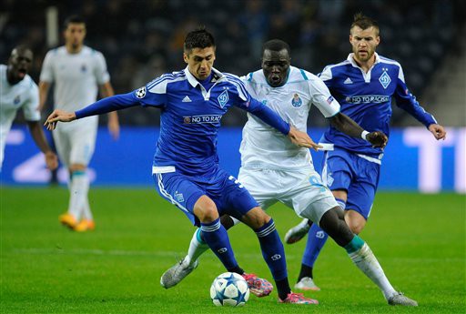 Porto đang tiến băng băng thì bất ngờ vị Dynamo Kiev cản bước